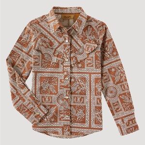Girls XS Wrangler Snap Up Blouse